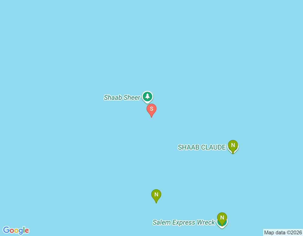 Mapa de ubicación de Shaab Sheer