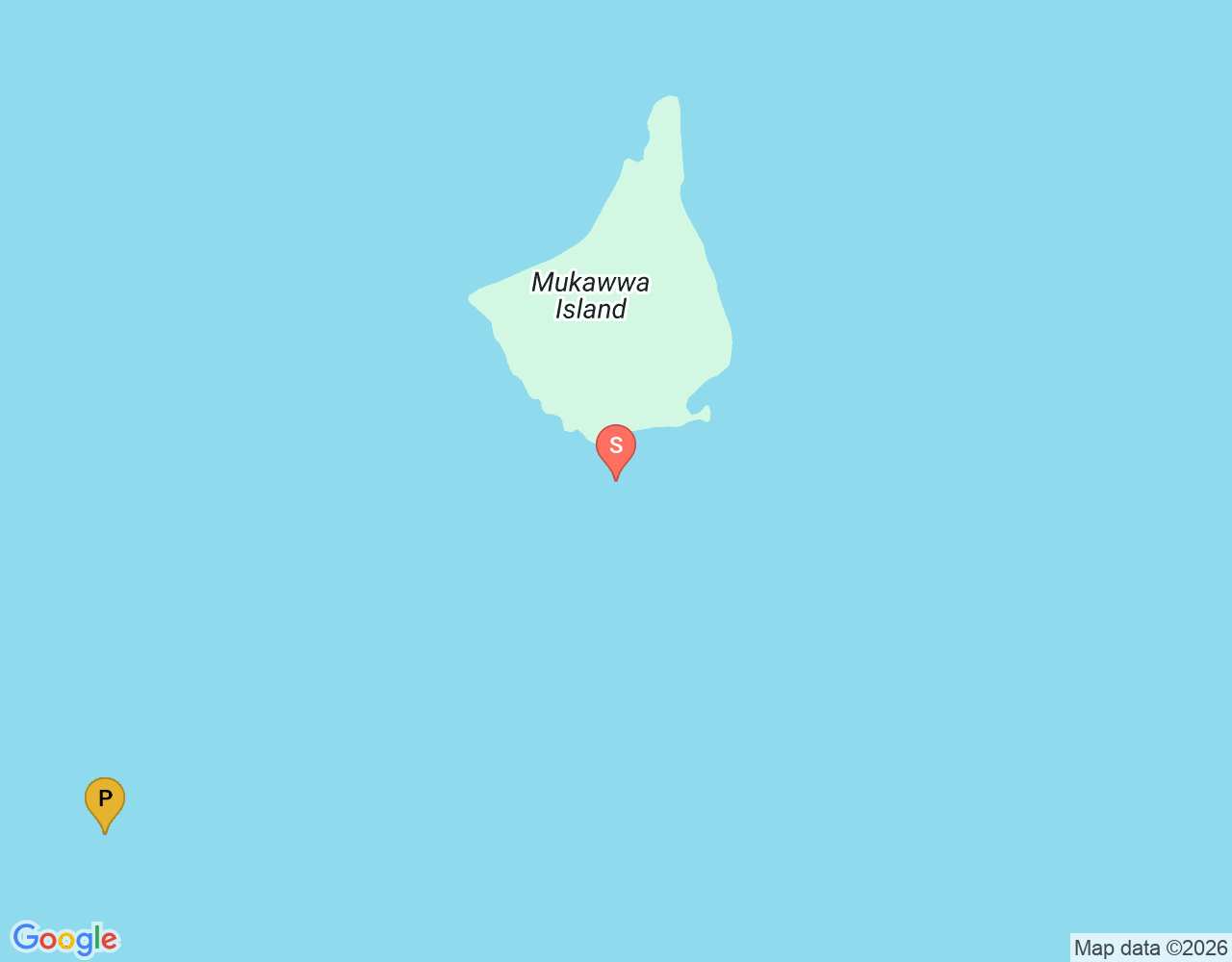 Mapa da localização de Sirnaka Island