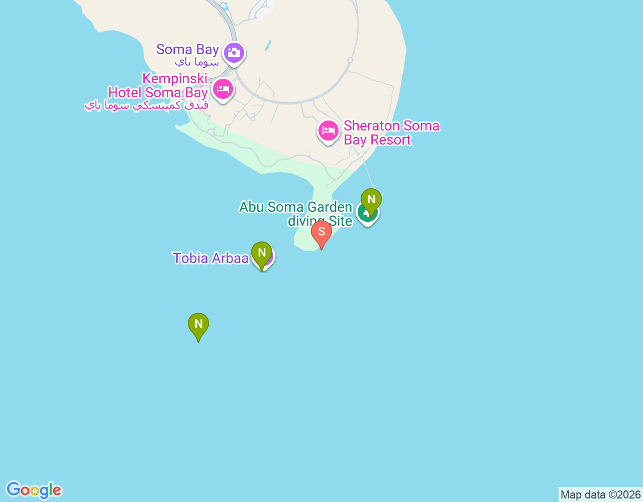 Mapa da localização de Soma Gatden