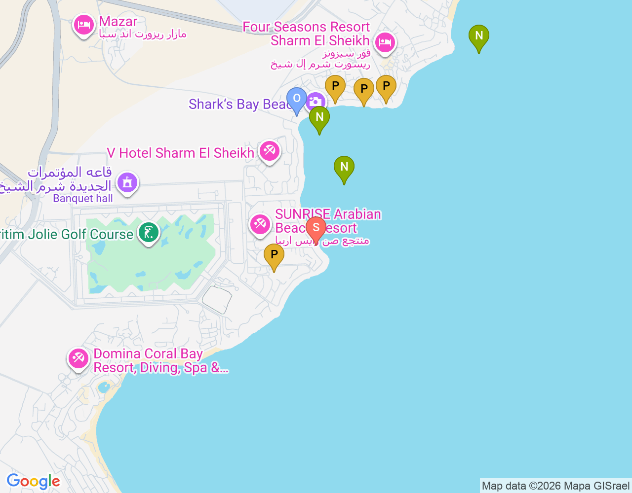 Mapa da localização de Gold Stars Diving Center