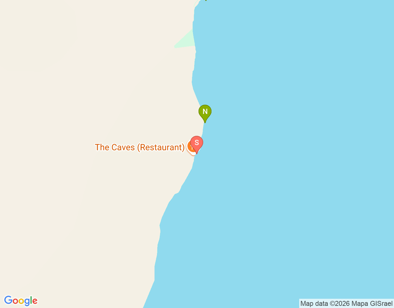 Mapa de ubicación de The Caves
