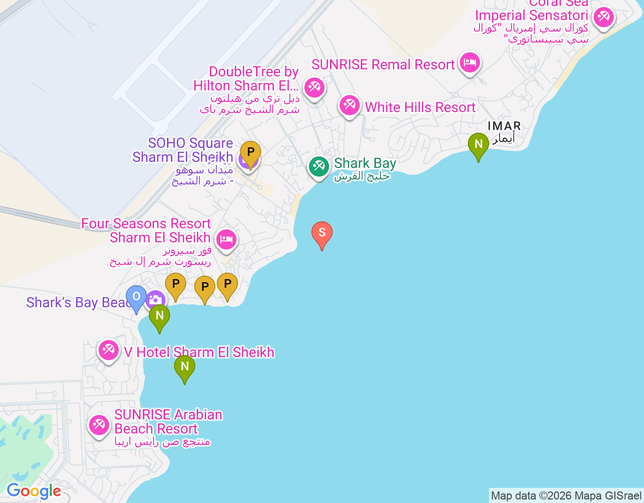 Mapa da localização de White Knight