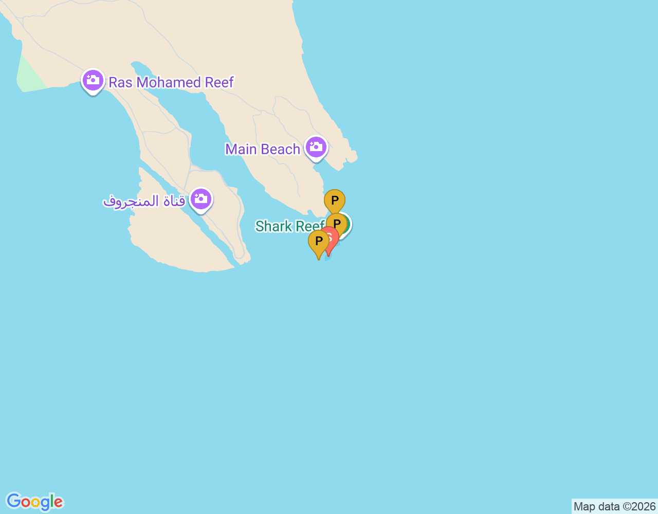 Mapa da localização de Yolanda Reef