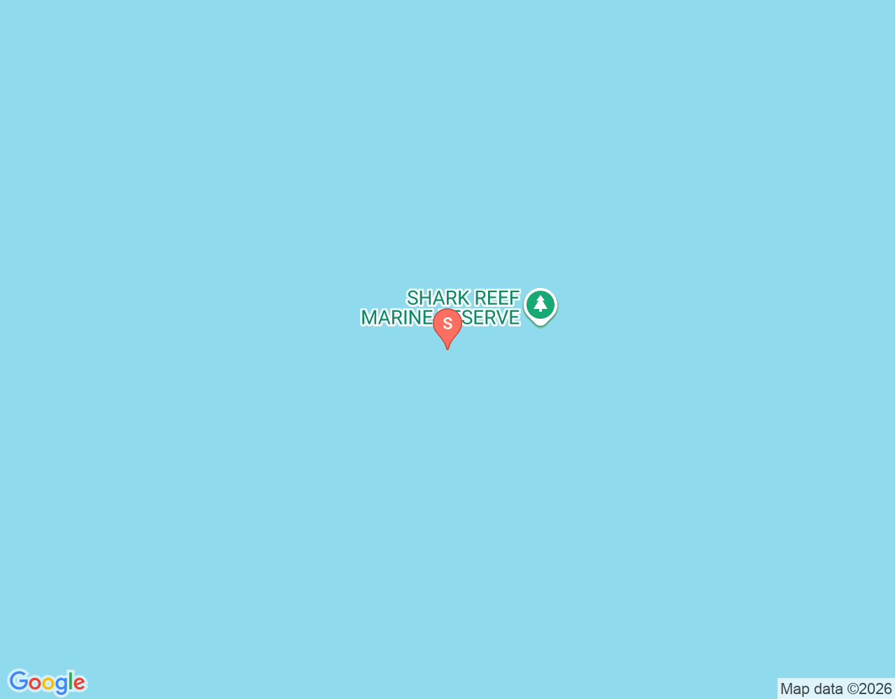 Mapa da localização de Shark Reef Marine Reserve Feeding Site