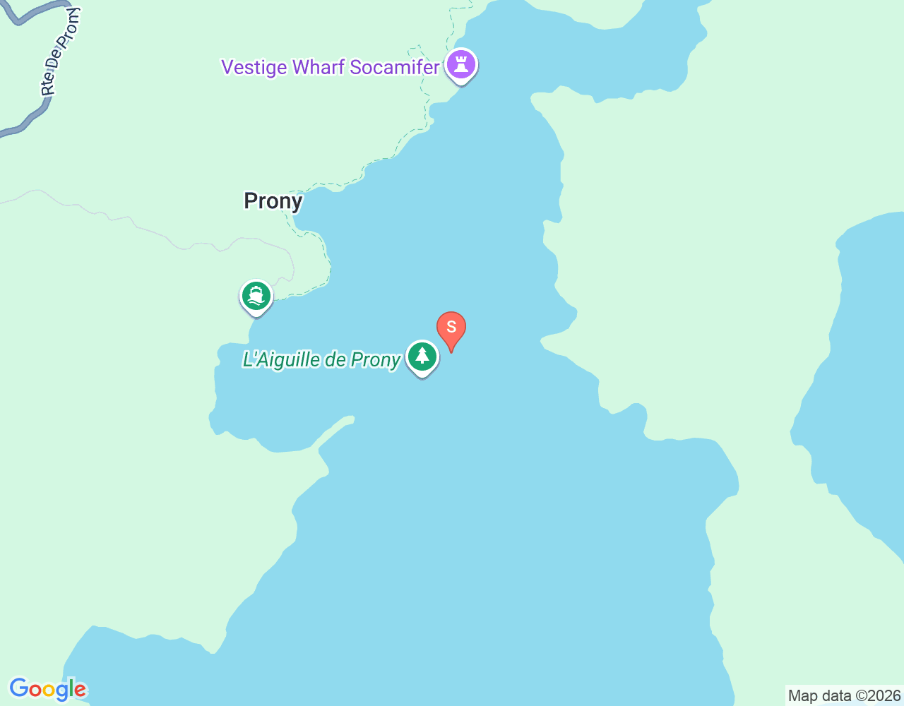 Mapa de ubicación de Aiguille du Prony