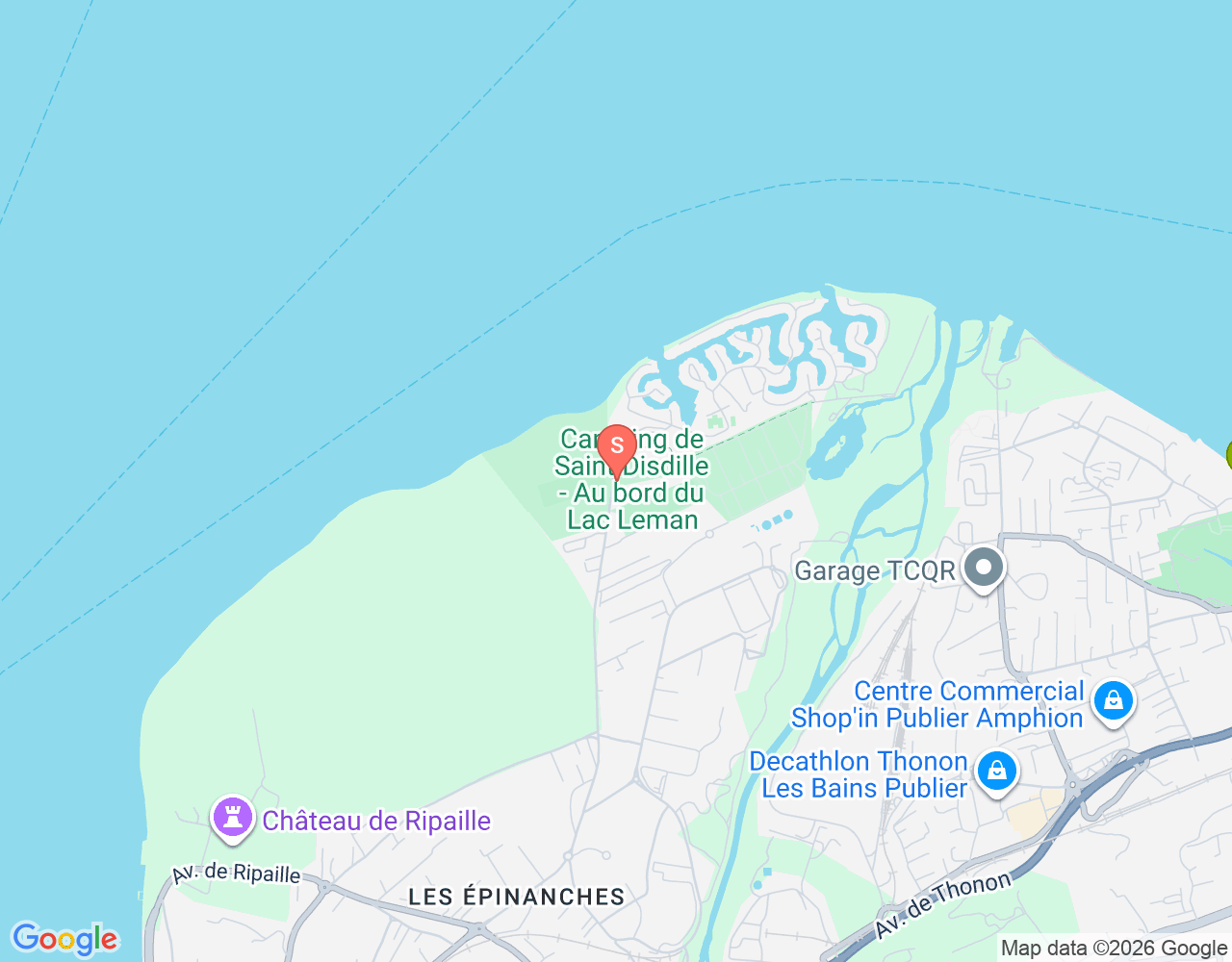Mapa da localização de Aquaventure