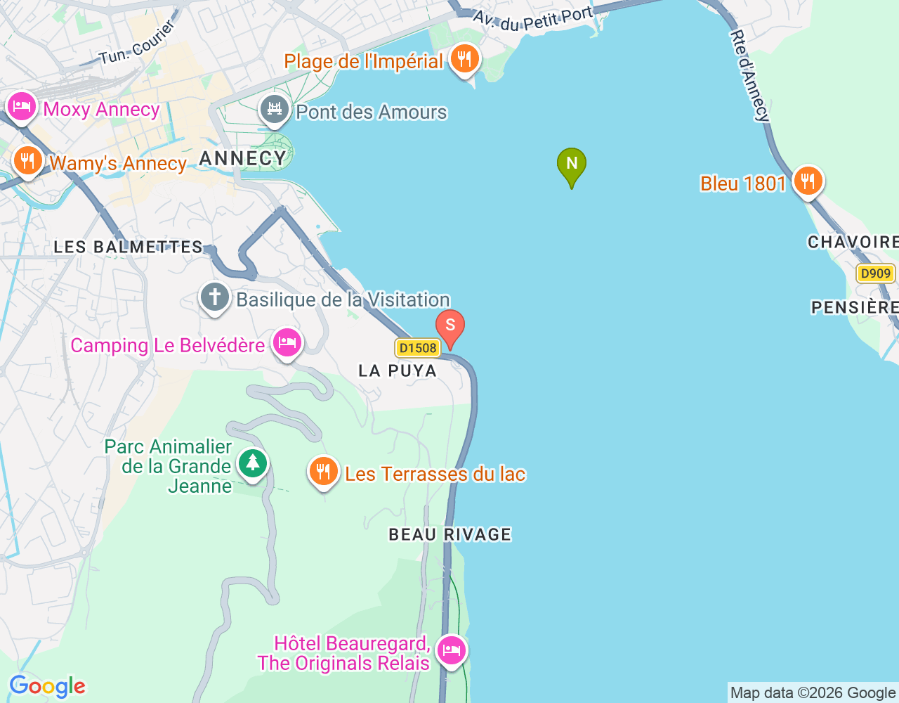 Mapa de ubicación de Arbre à brochets
