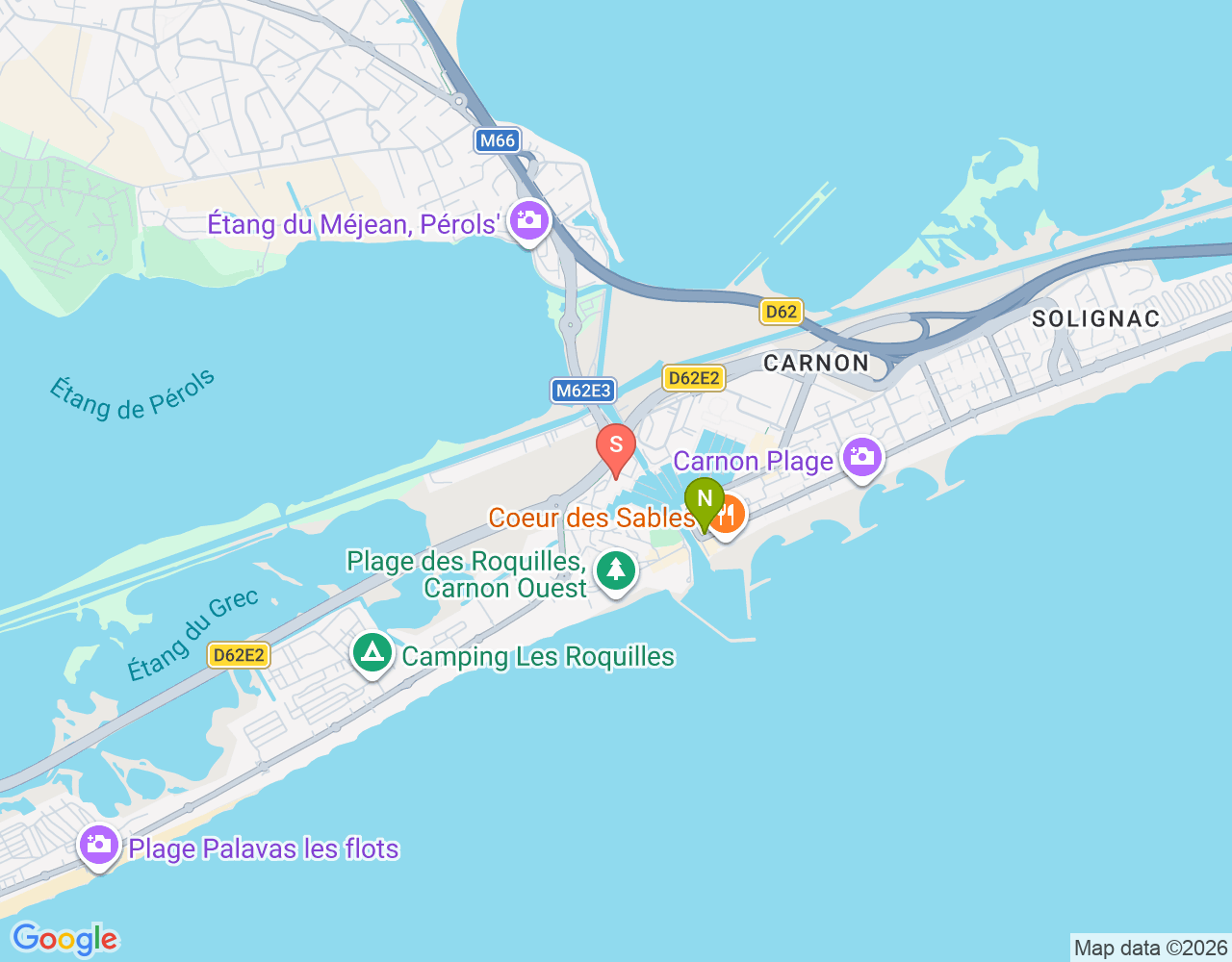 Mapa da localização de Axel'Air
