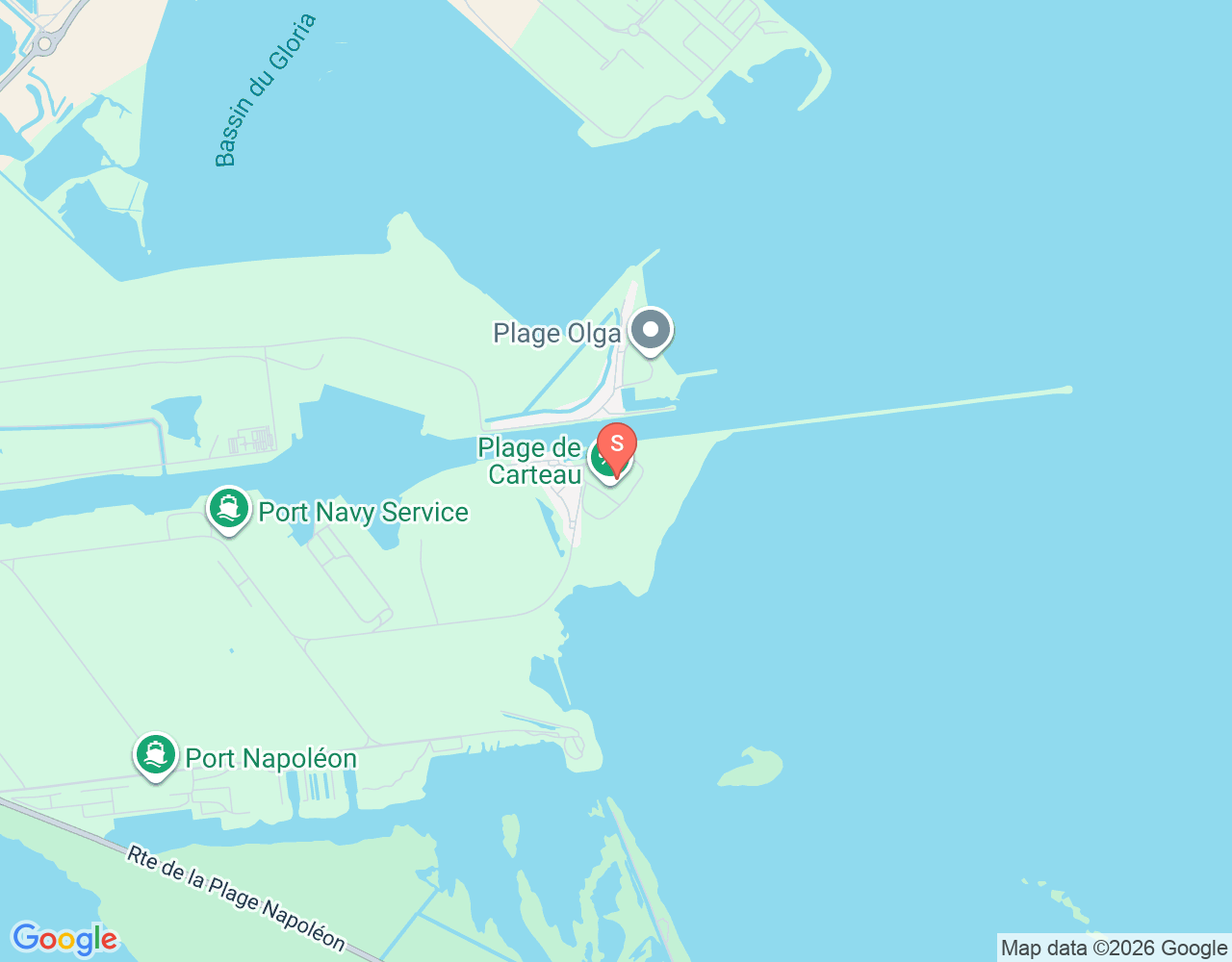 Baie de Carteau location map