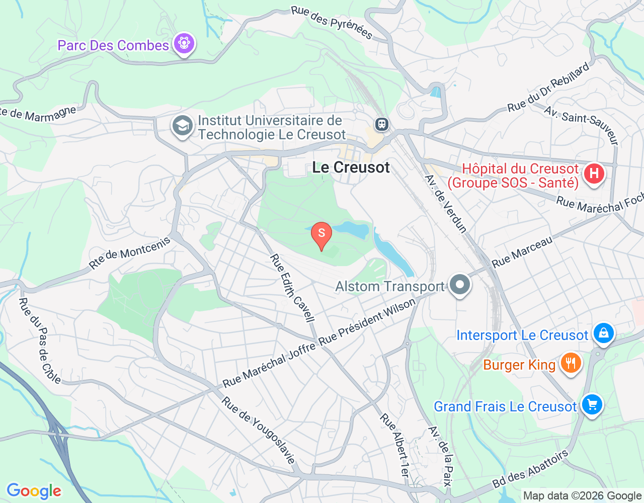 Mapa da localização de Bassin Plongeoir