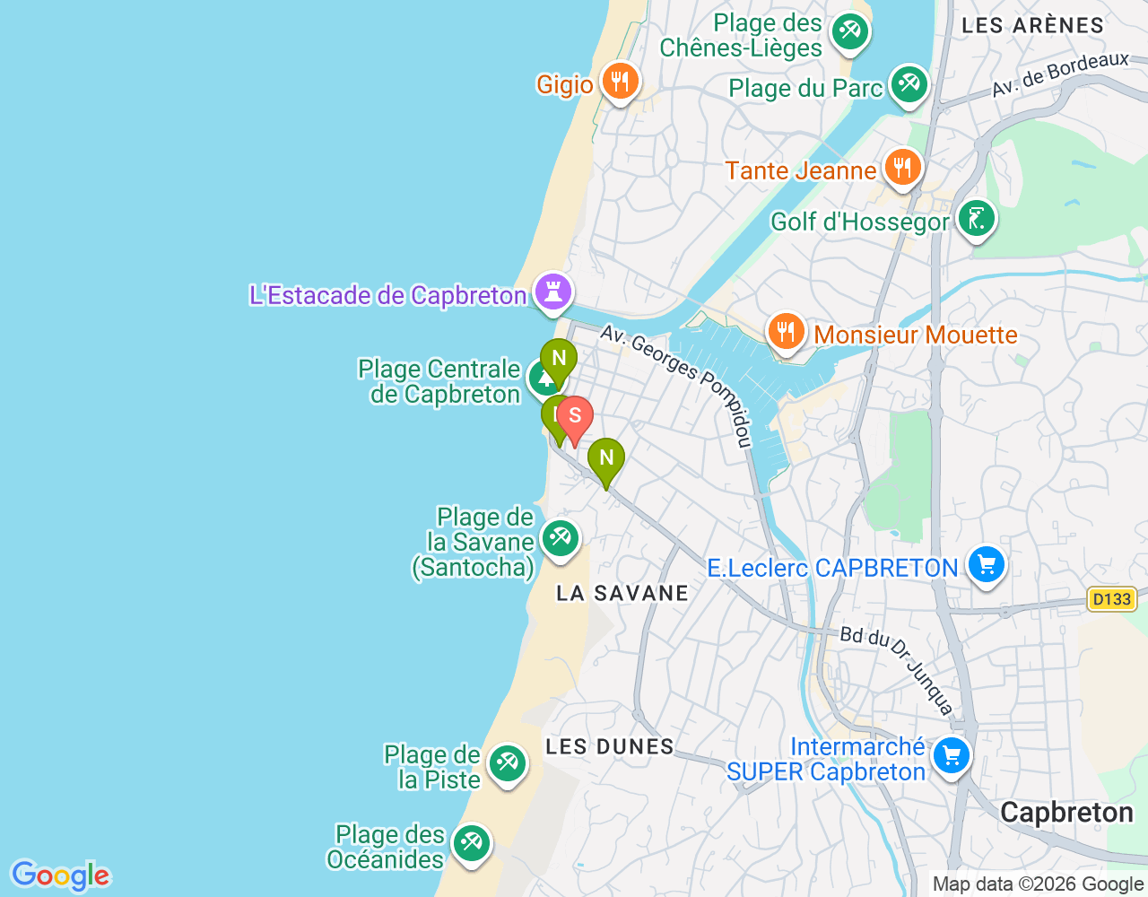 Bodygo Surf House location map