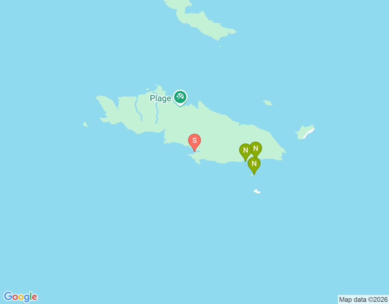 Mapa de ubicación de Calanque des Contrebandiers