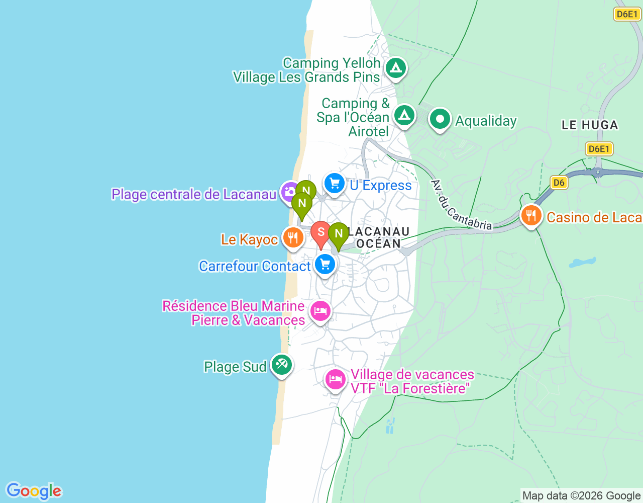 California Street location map