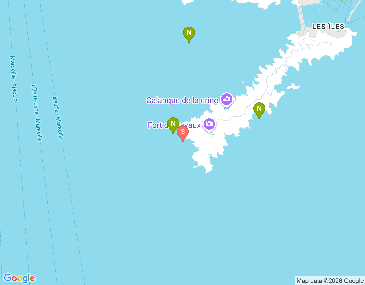 Mapa da localização de Cavau