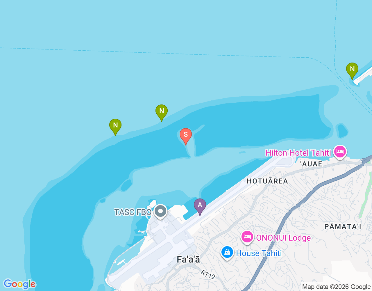 Mapa da localização de Epave Catalina