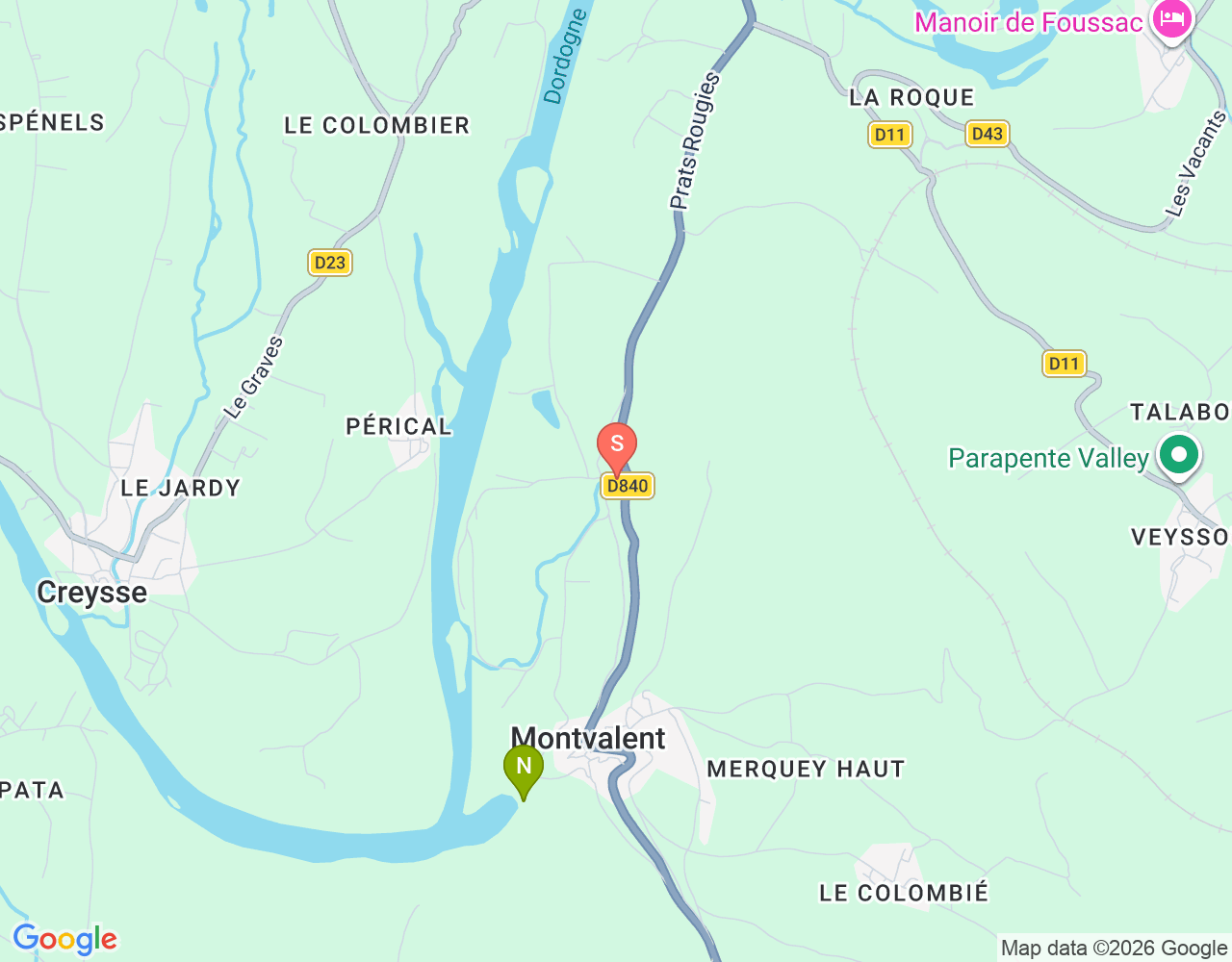 Mapa da localização de Fontaine Saint-Georges