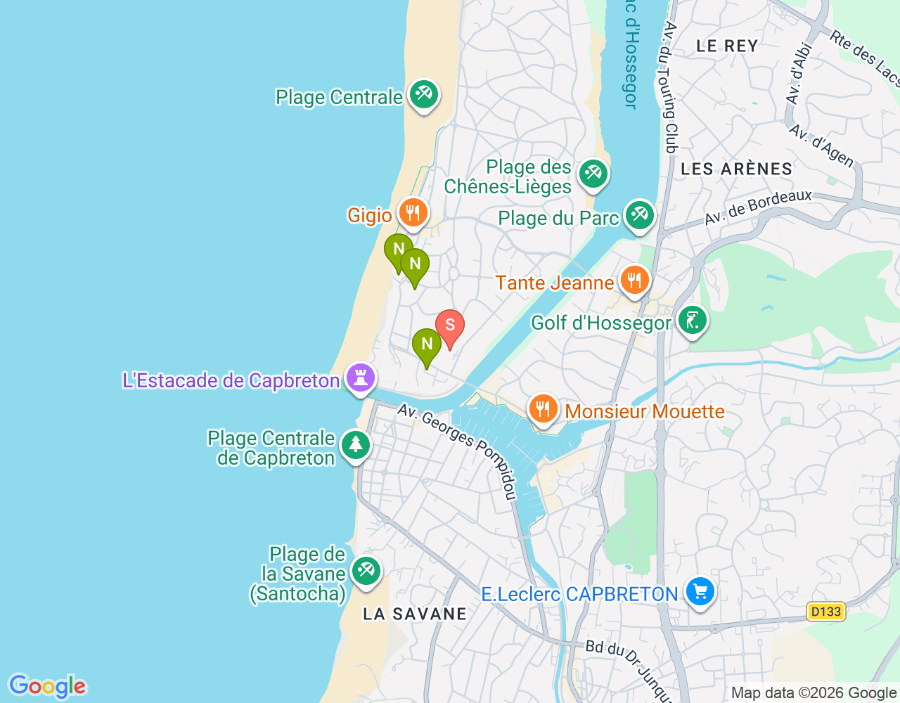 Mapa de ubicación de Jo & Joe