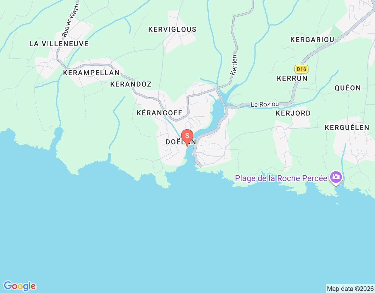 Mapa da localização de Kemperle Activités Subaquatiques