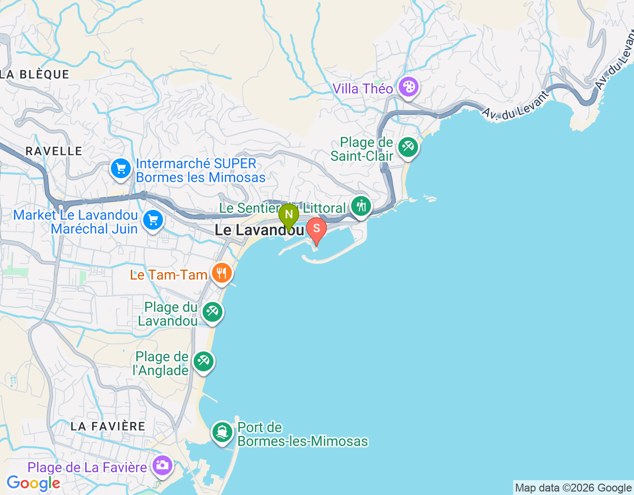 Mapa da localização de Kenavo