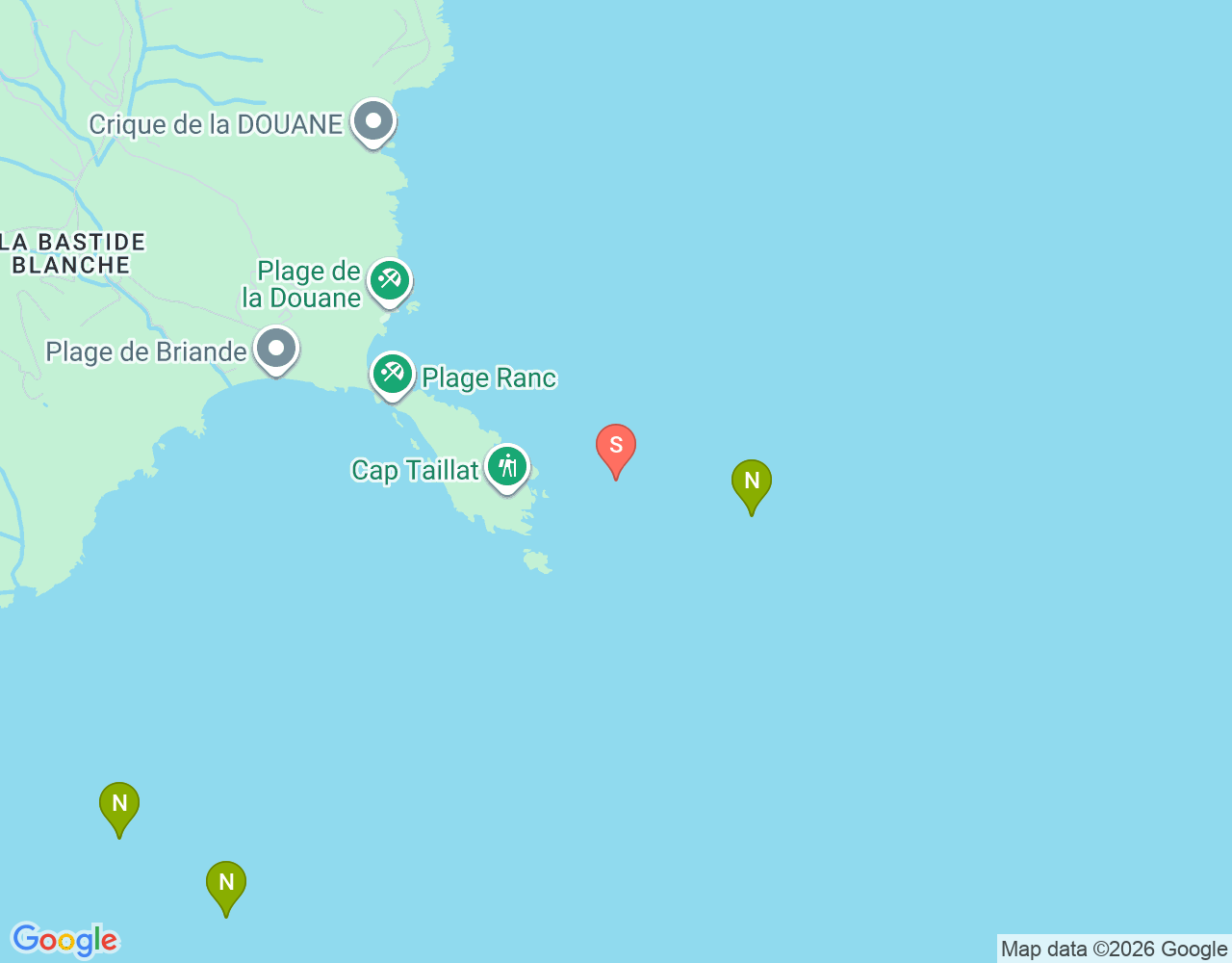 Mapa da localização de L'Enfer de Taillat