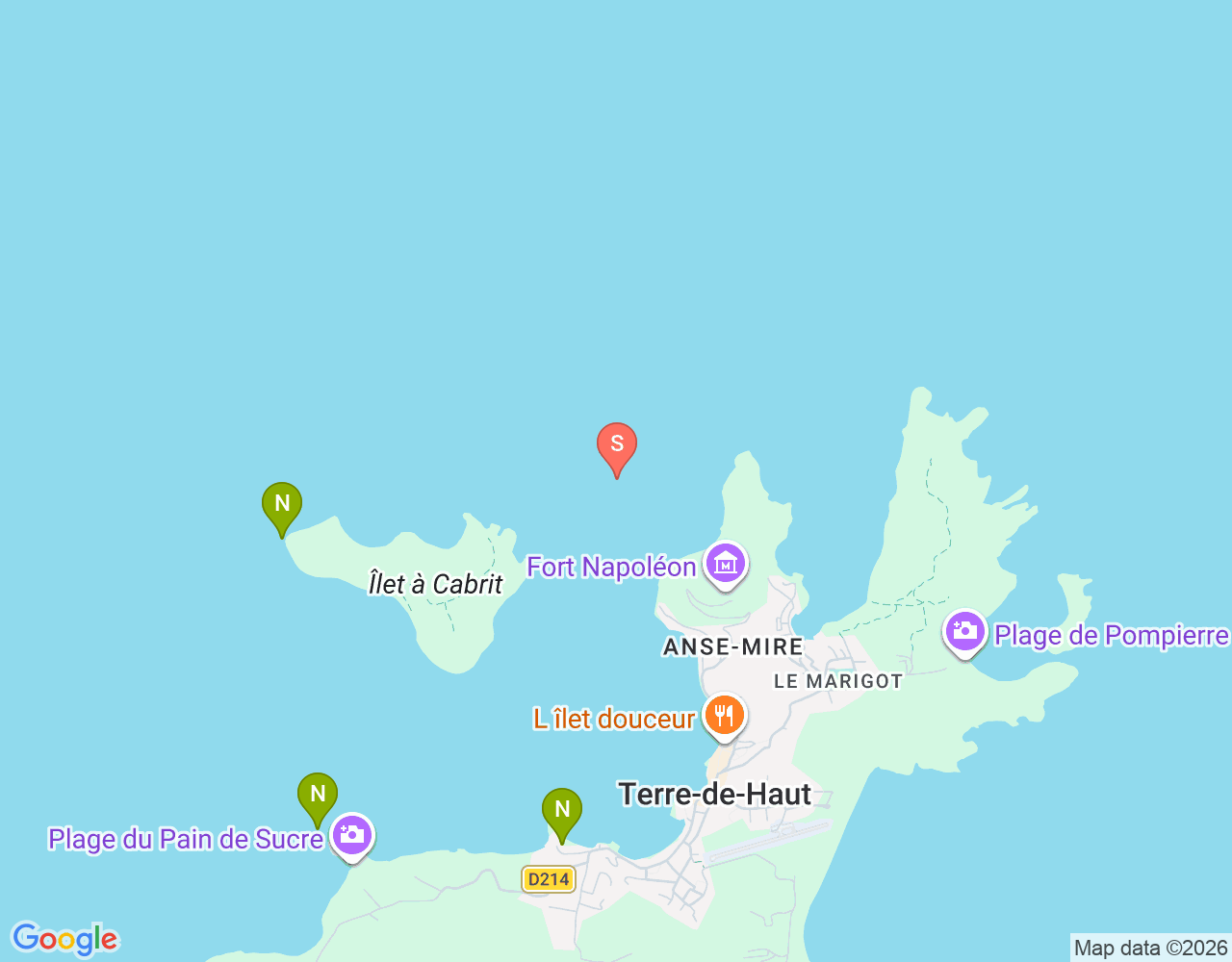 La Baleine location map