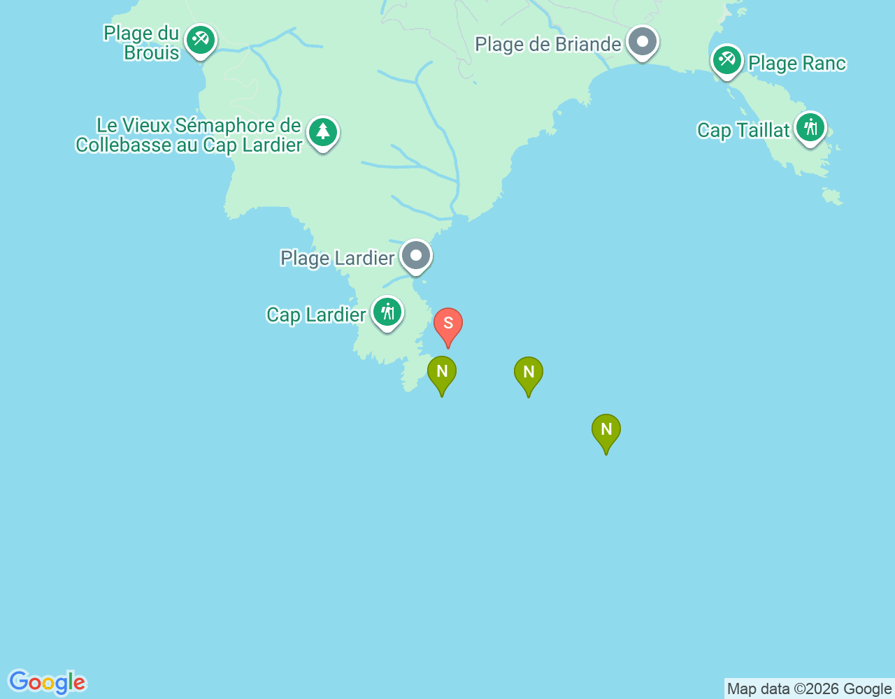 Mapa da localização de La Dent de Requin