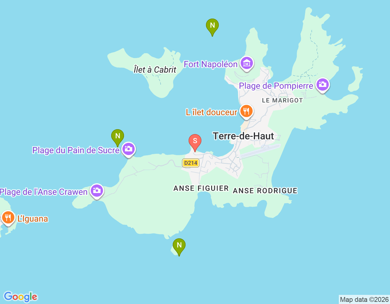 Mapa da localização de La Dive Bouteille