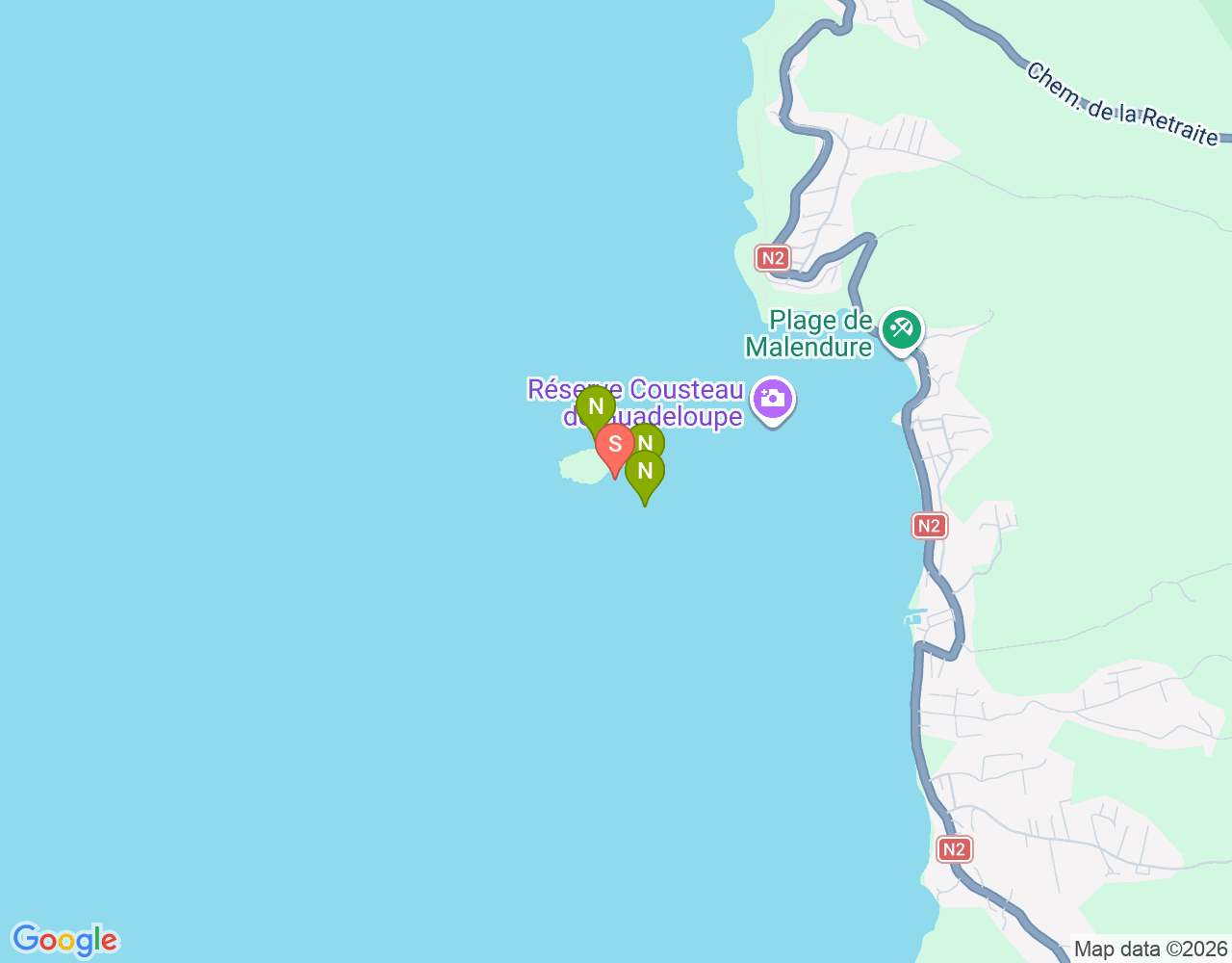 Mapa da localização de La Piscine