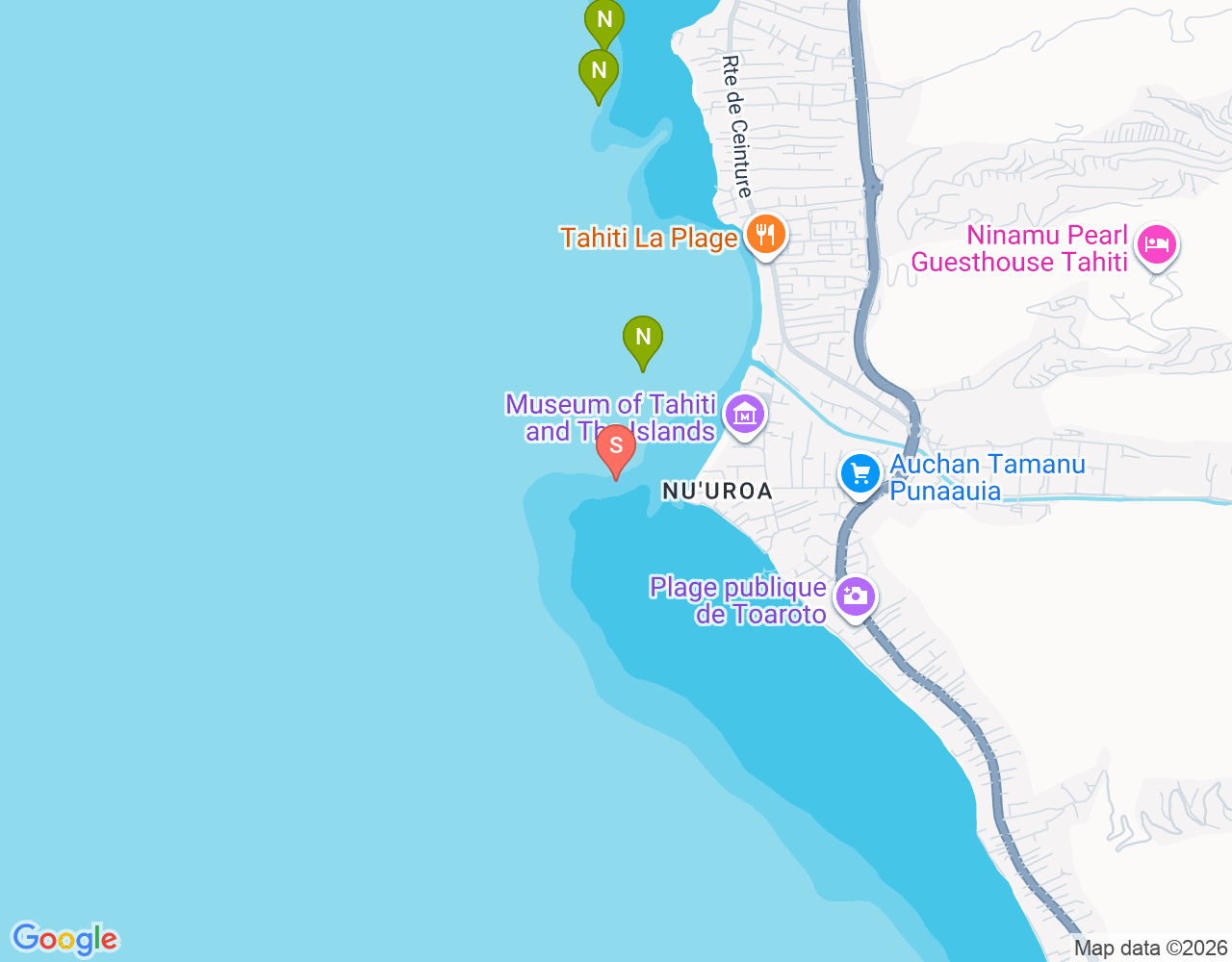 Mapa da localização de La Source