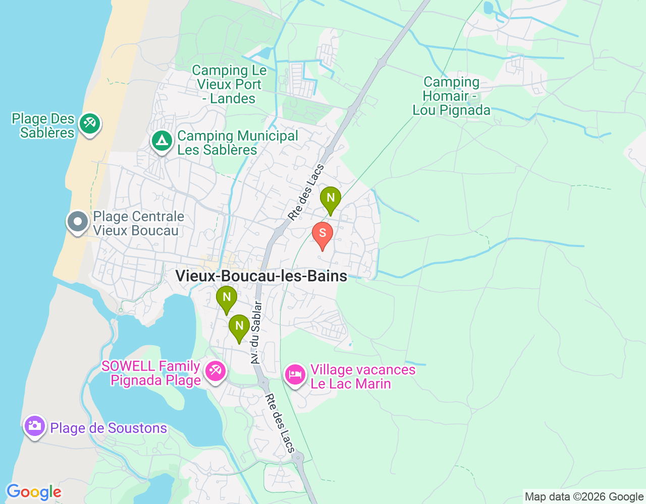 Mapa da localização de Le hameau des écureuils