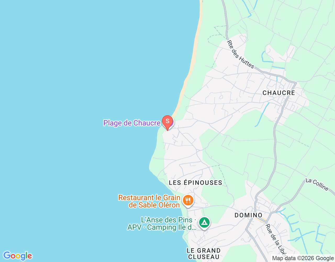 Mapa da localização de Les Joyeux Corsaires