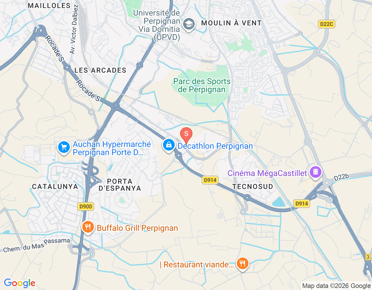 Mapa da localização de Odyssub