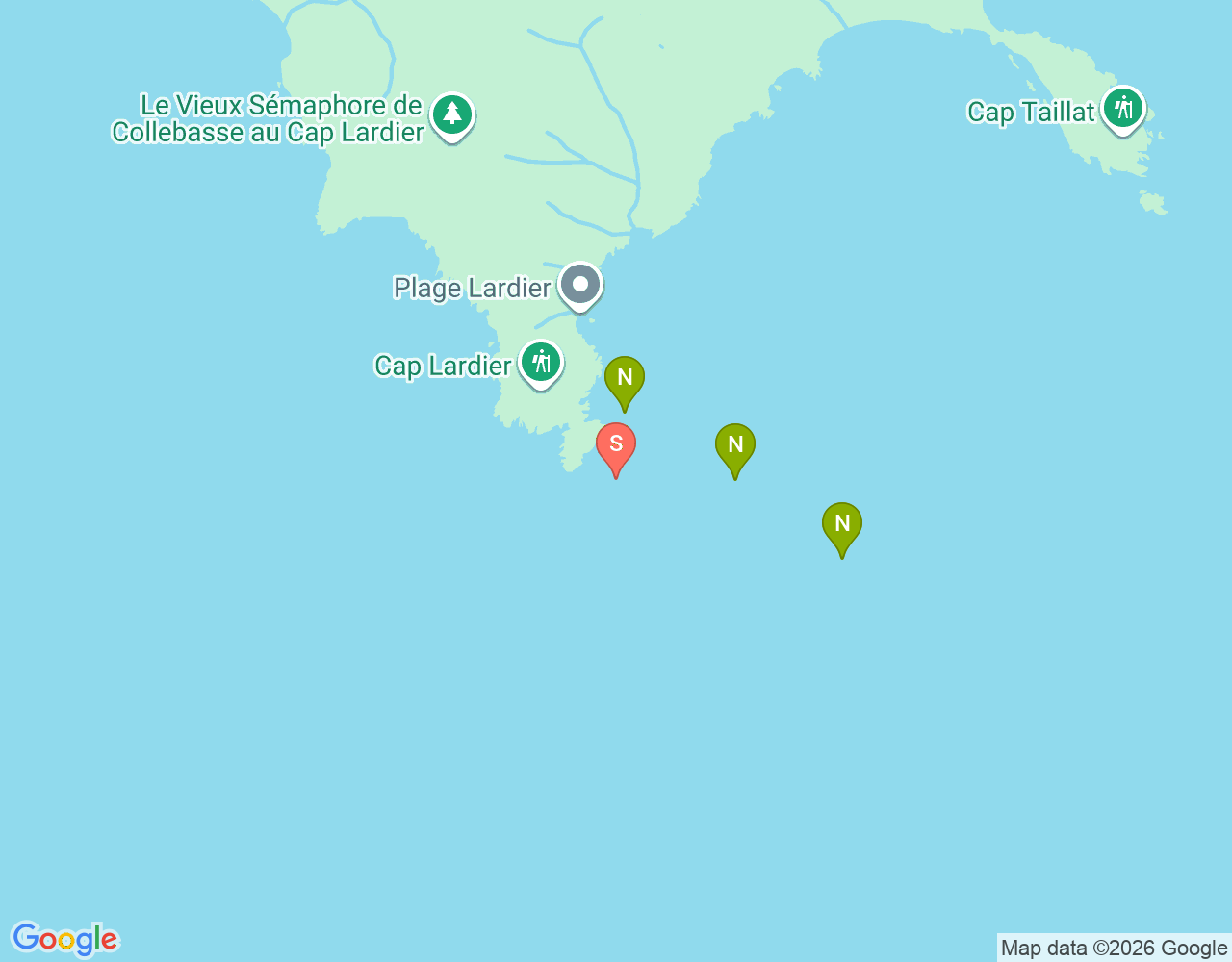 Mapa da localização de Petit Sec
