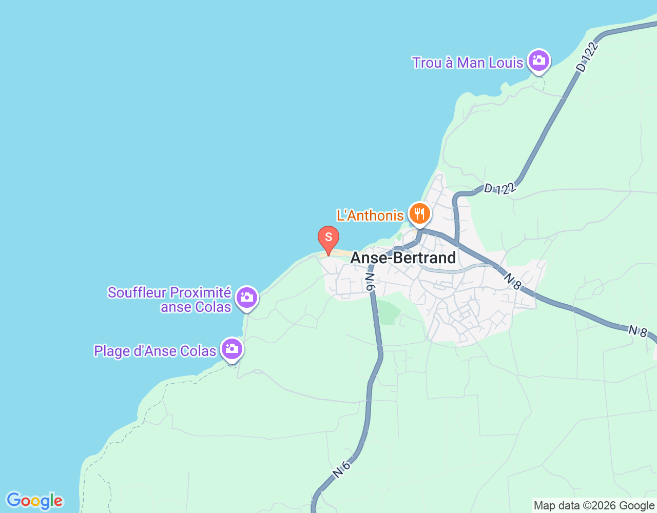 Plage de la Chapelle location map