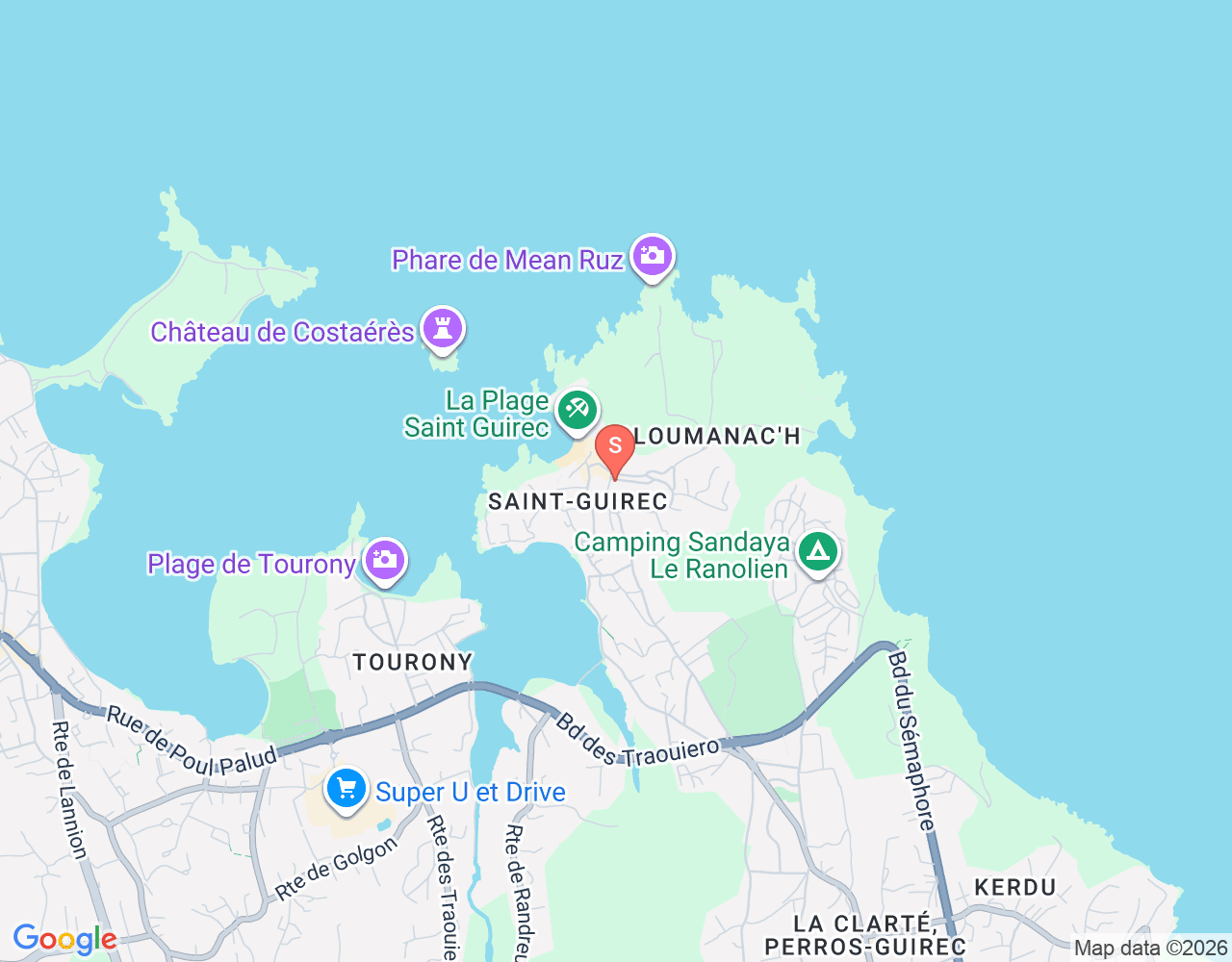 Mapa da localização de Ploum'Aqua