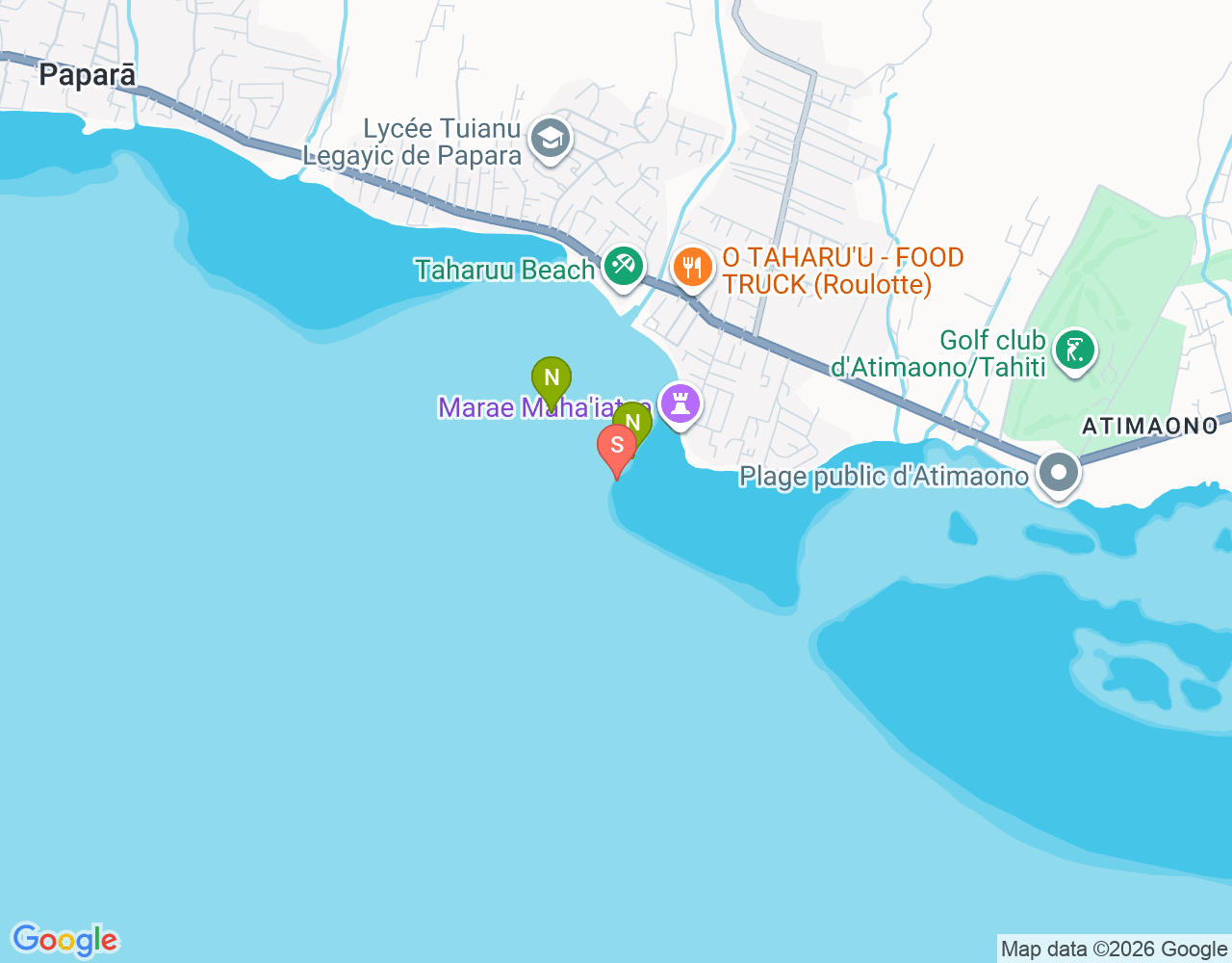 Mapa da localização de Pointe
