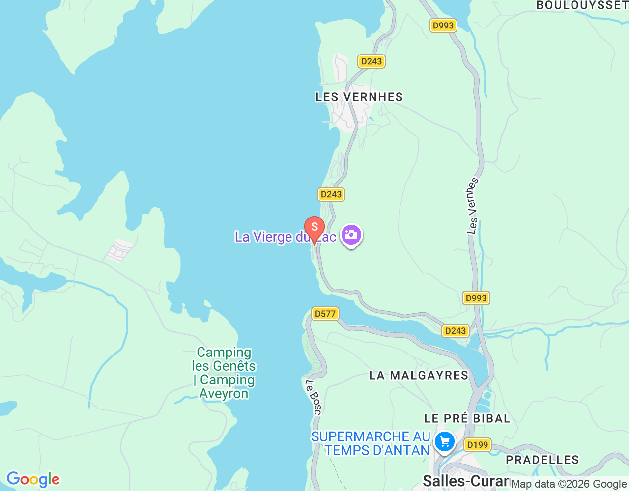 Mapa da localização de Pongée Nature