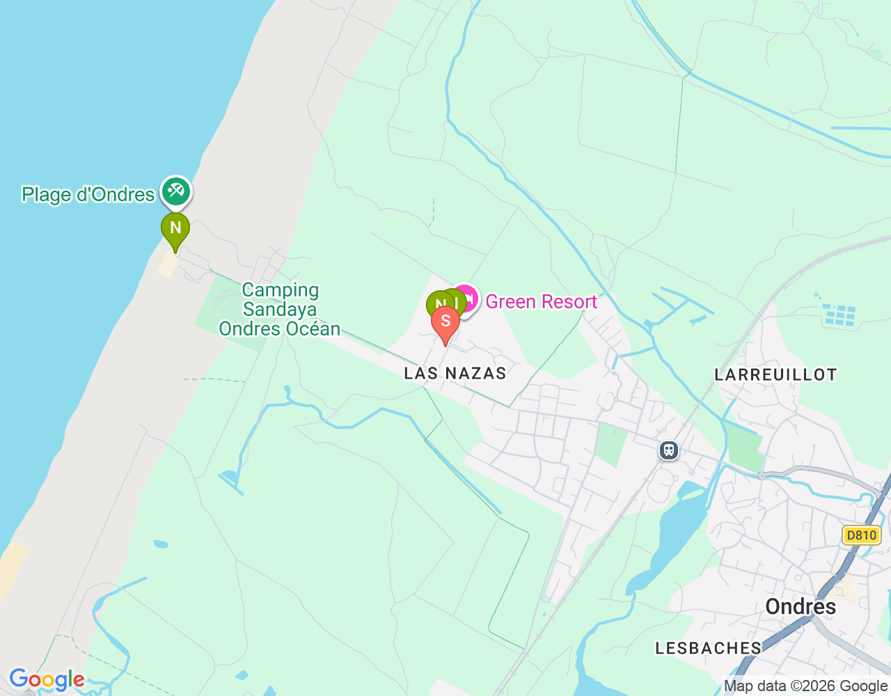 Pulse Surf Coaching location map