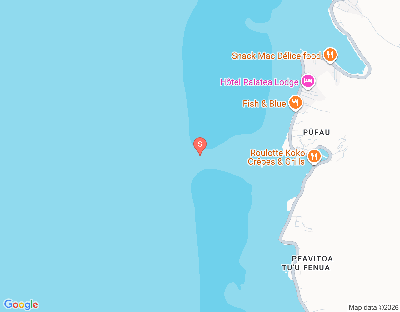 Mapa da localização de Rauto'Anui