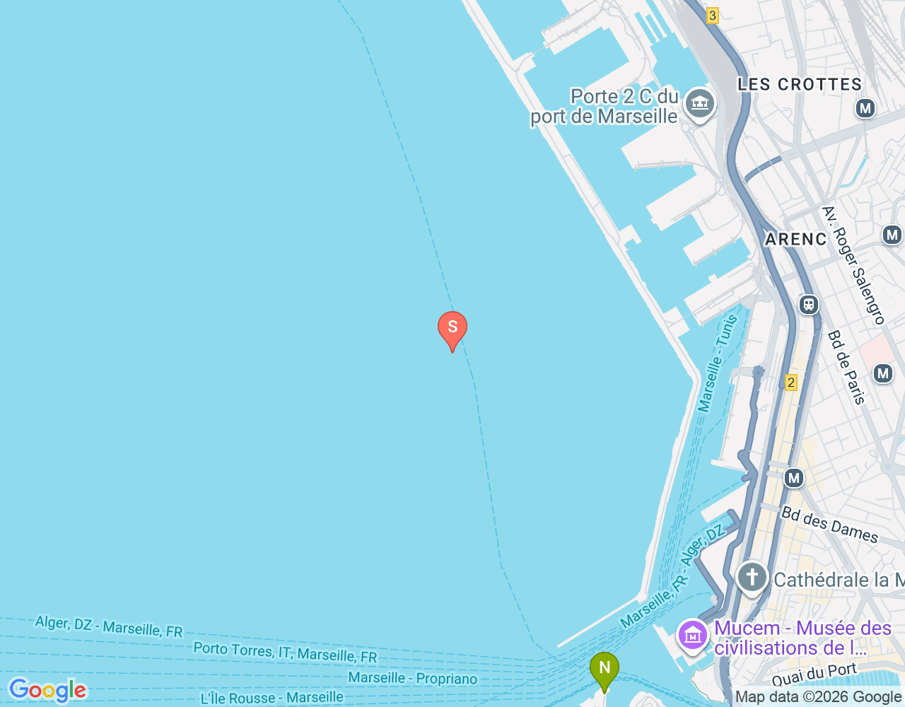 Mapa da localização de Saint Dominique