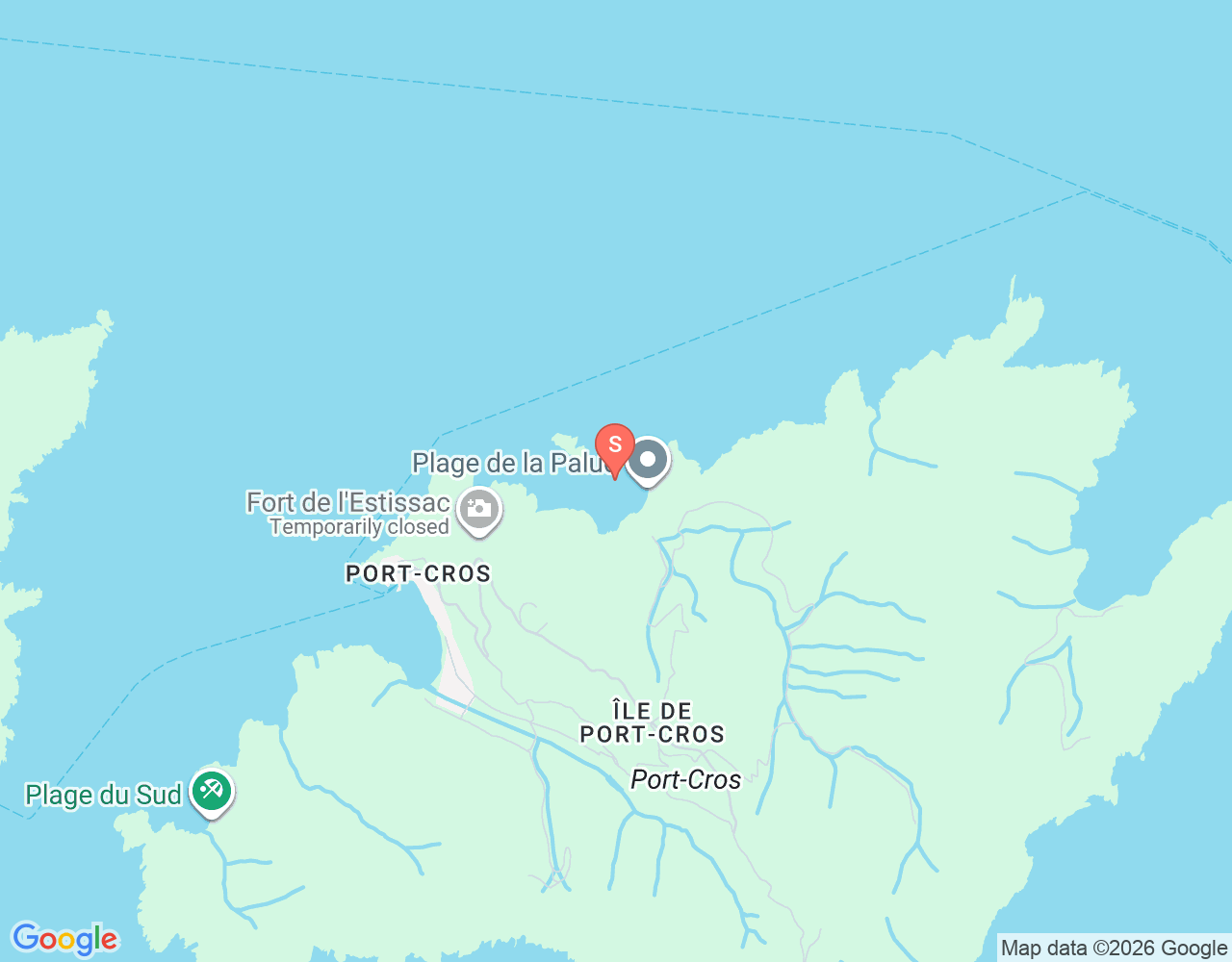 Mapa da localização de Sentier sous-marin de la Palud