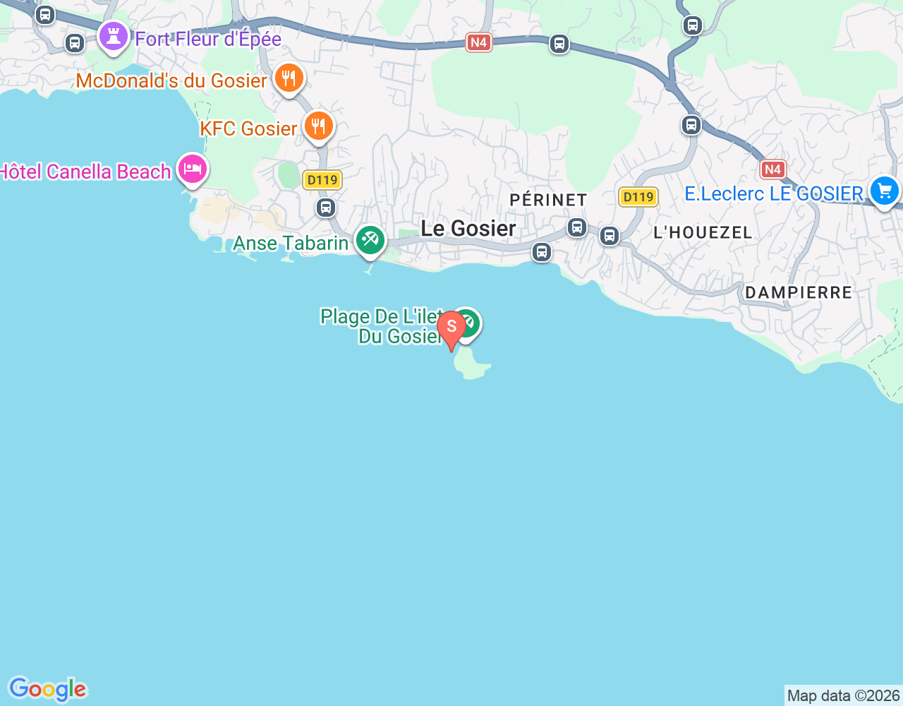 Mapa da localização de Snorkeling Park