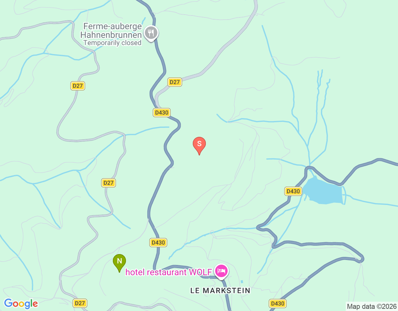 Mapa da localização de Snowkite Markstein