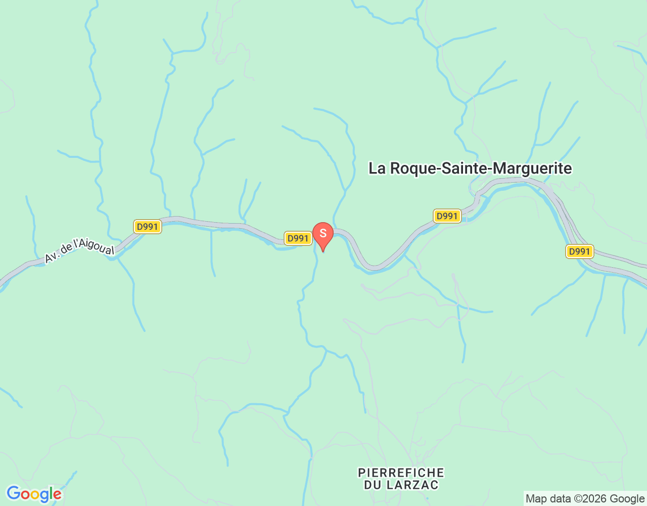 Mapa da localização de Source de l'Esperelle