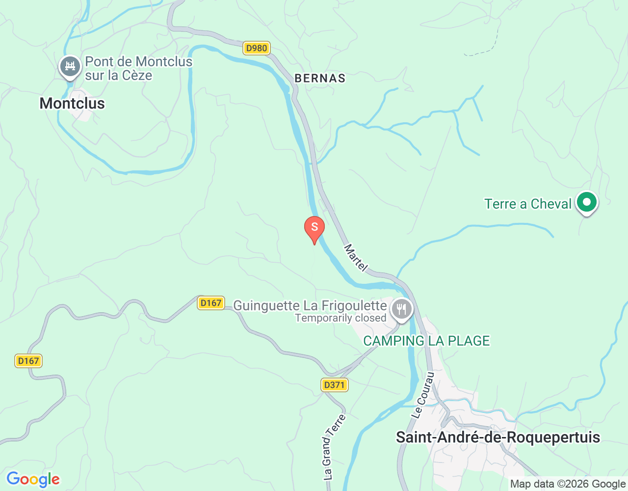 Mapa da localização de Source de Marnade