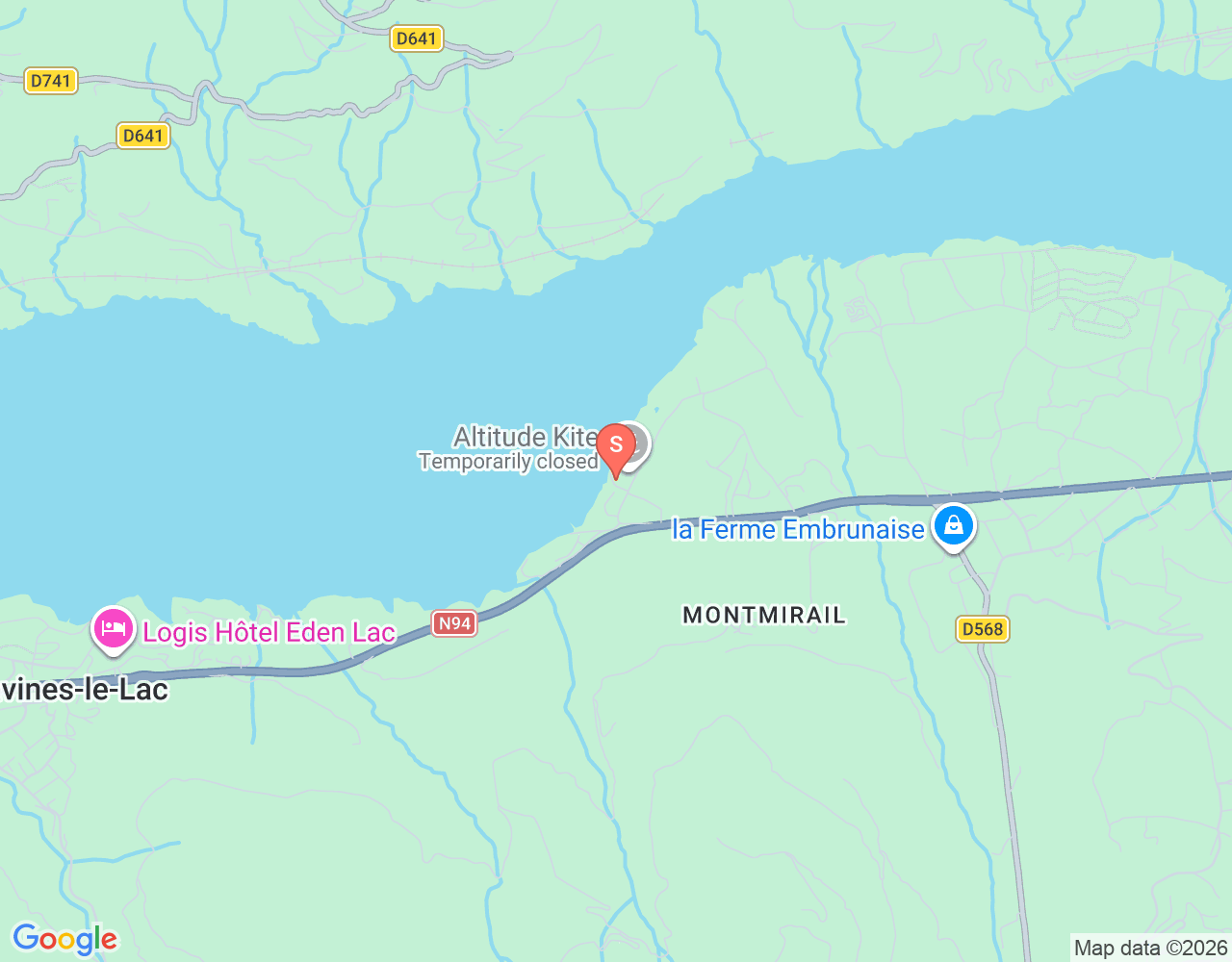 Mapa de ubicación de Spot de Boscodon