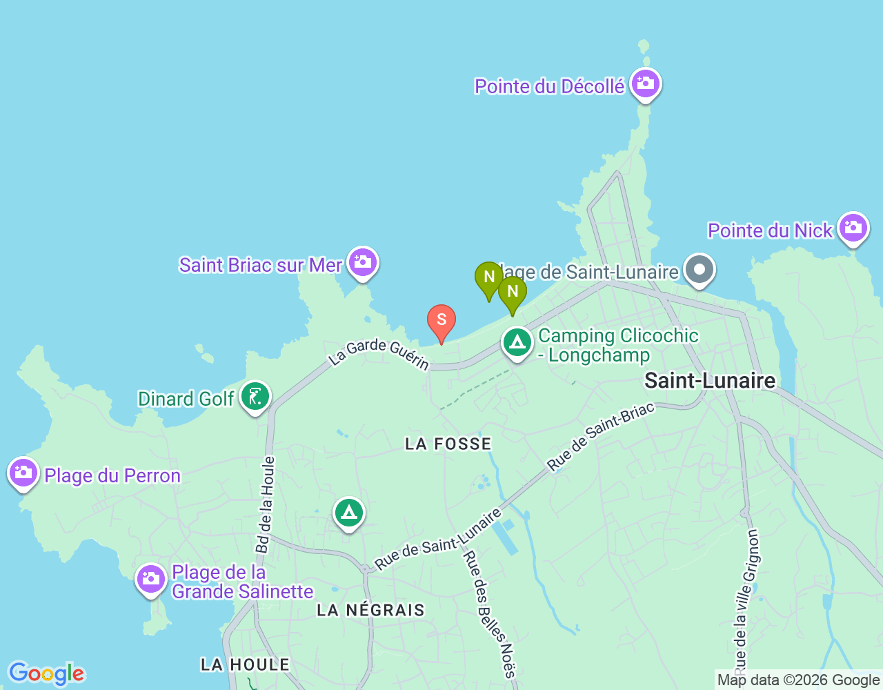 Mapa de ubicación de Surf Harmony
