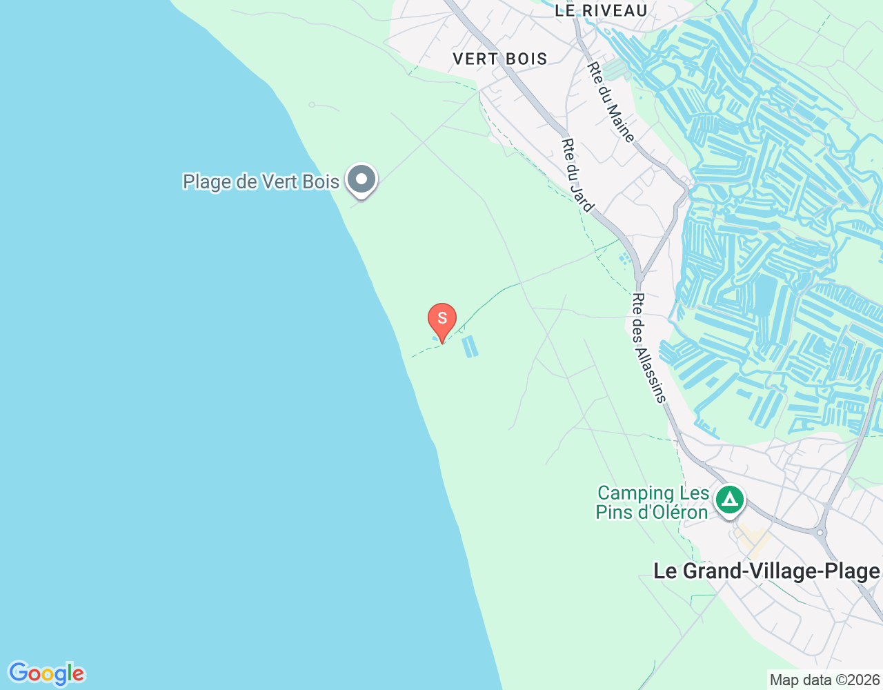 Mapa da localização de Take Off Surf