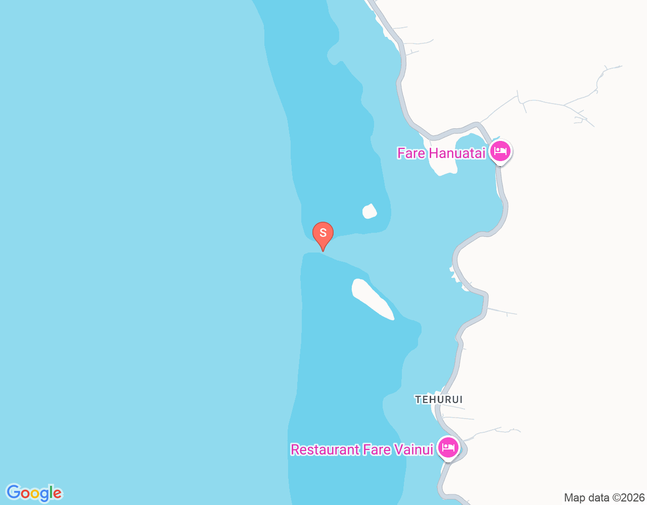 Mapa da localização de Te Tuatiare
