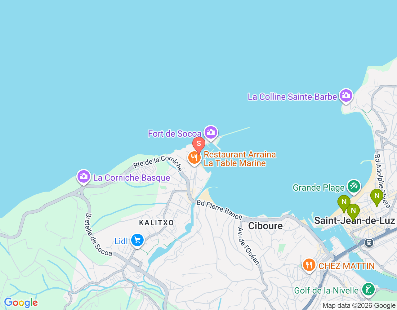 Mapa da localização de Tech Océan